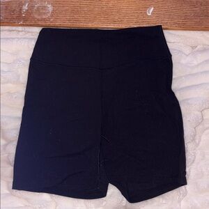 Women's Black Biker Shorts